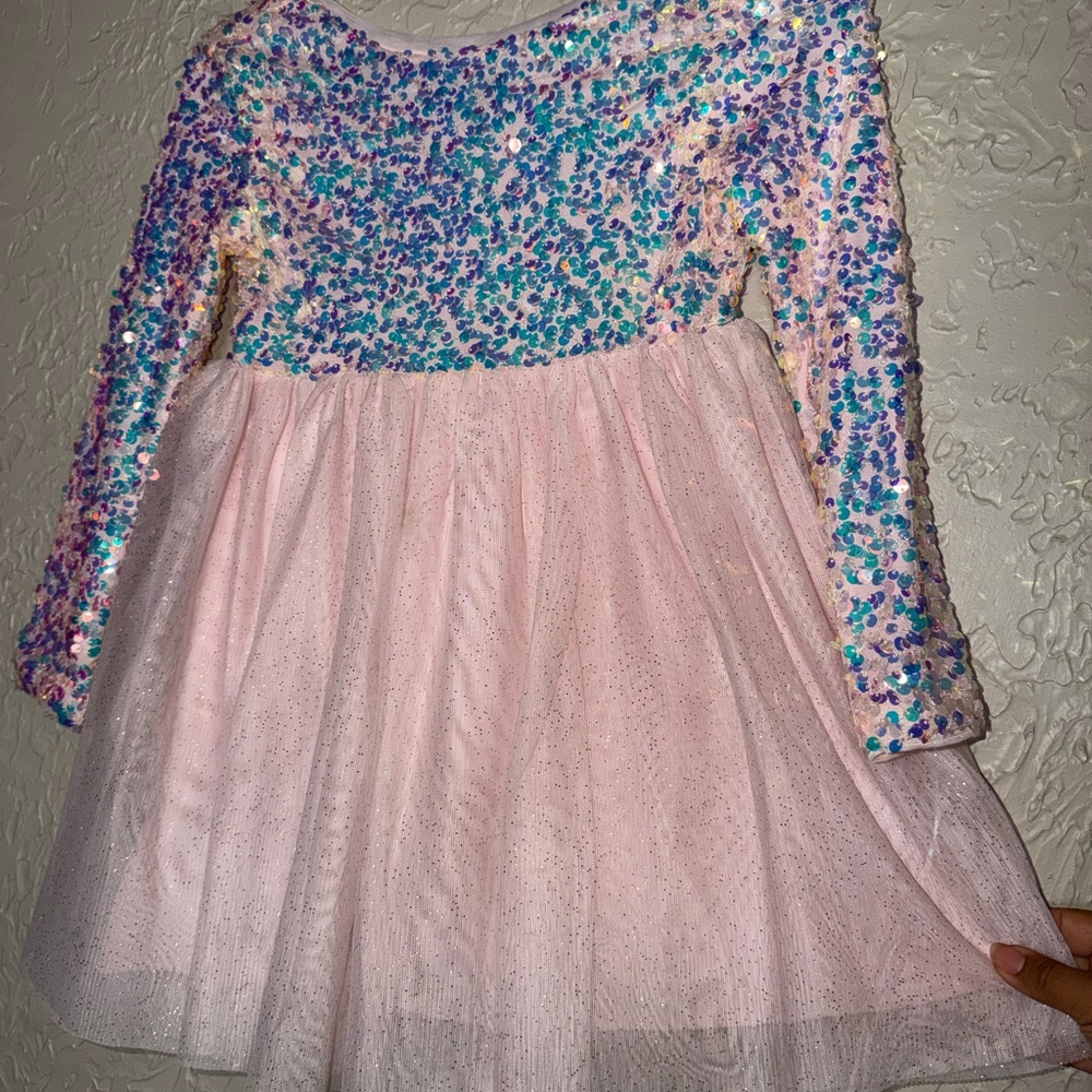 Cat & Jack Pink Sequin Dress